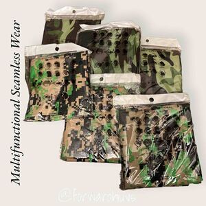 Breathable Polyester Microfiber Multifunctional Seamless bandana - 6 Pack (NEW)